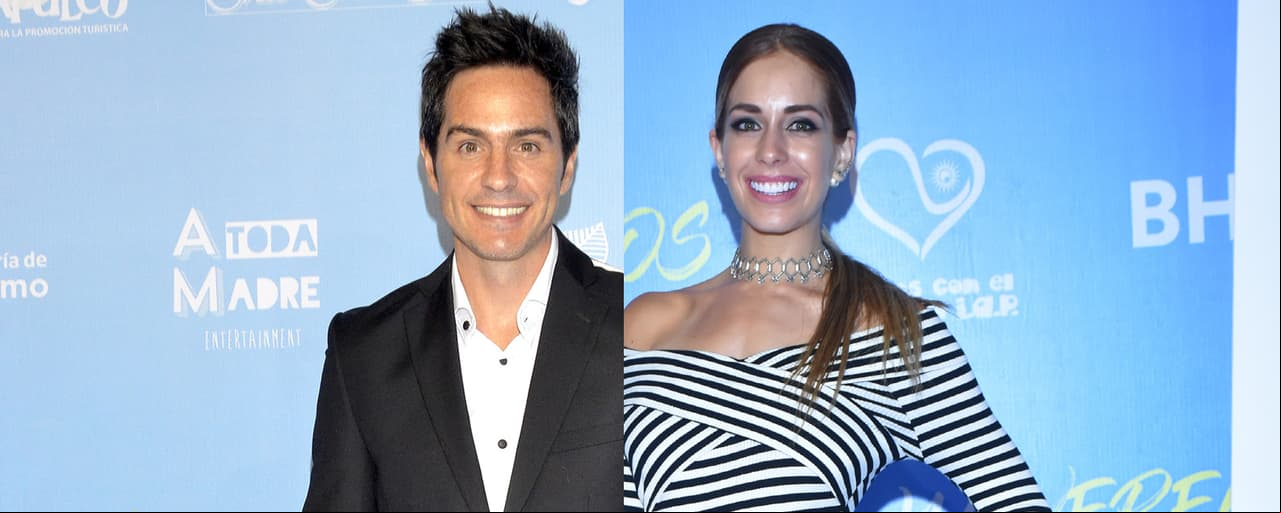 Mauricio Ochmann y Carmen Aub en la alfombra roja de 'Ya Veremos'