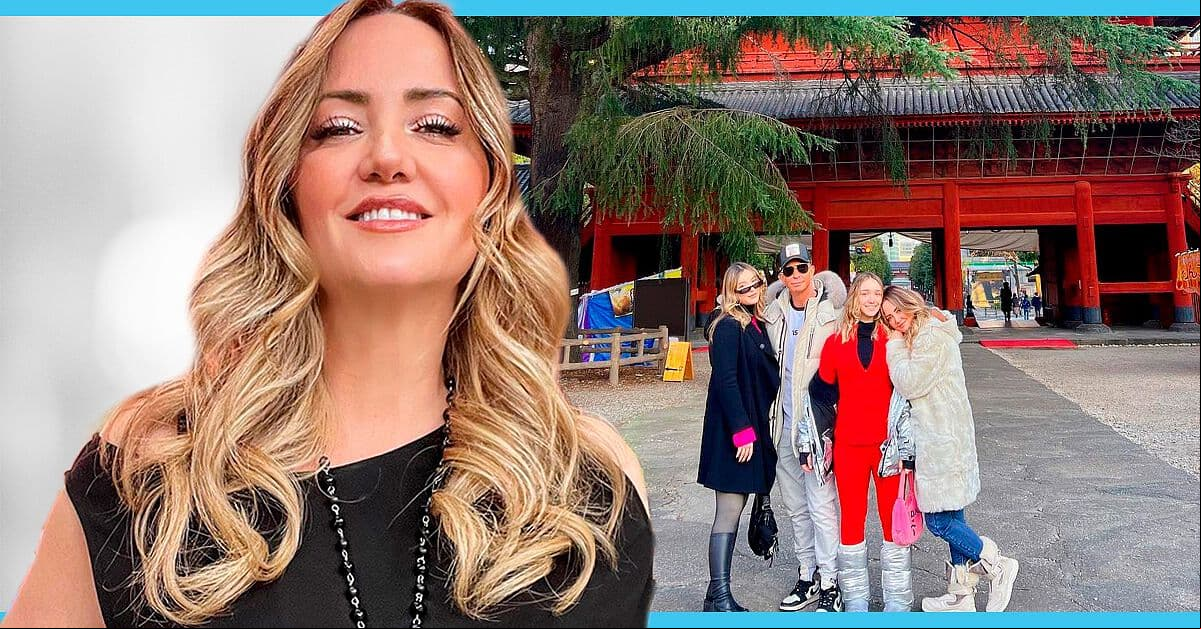 Andrea Legarreta disfruta de la comida callejera en Japón