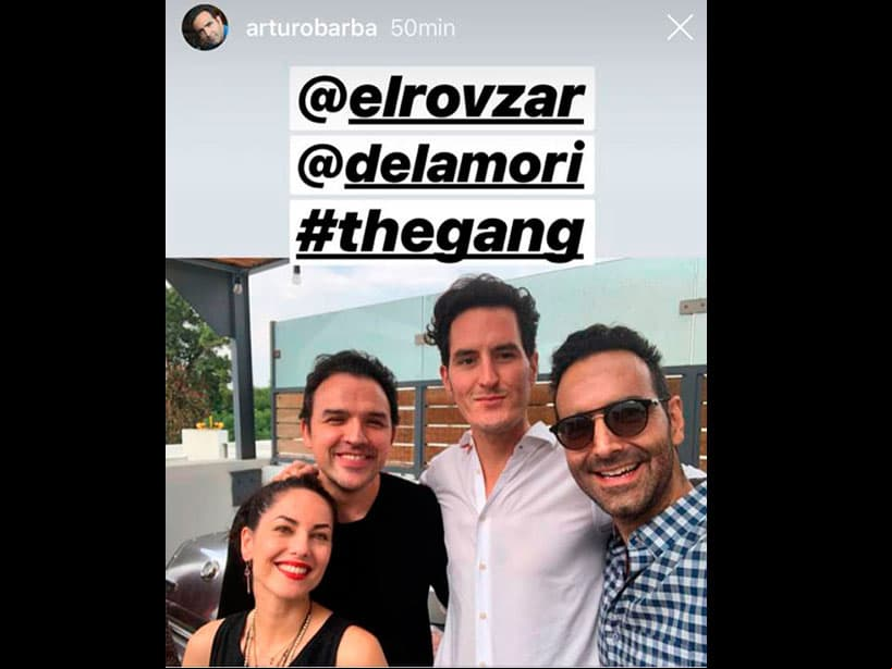 Bárbara Mori junto a Fernando Rovzar