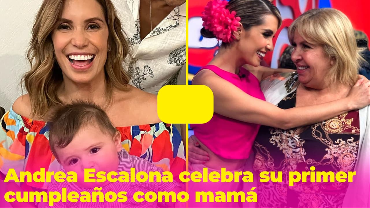 Andrea Escalona vivió su primer cumpleaños como mamá y le dedicó un mensaje a su fallecida madre