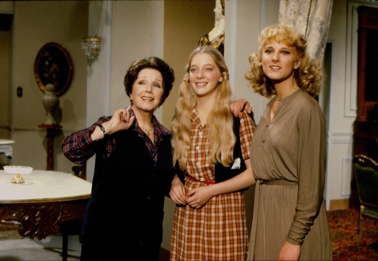 Libertad Lamarque, Edith González y Christian Bach en "Los ricos también lloran" de 1979