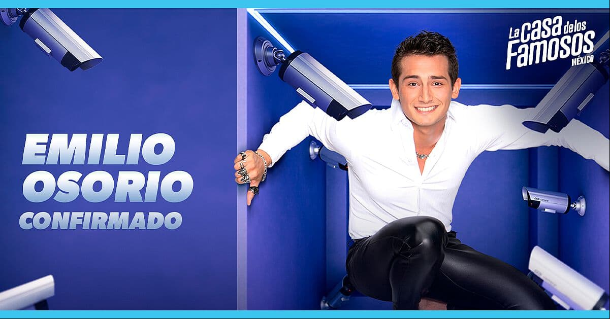 Emilio Osorio es el tercer participante listo para entrar a La Casa de los Famosos México