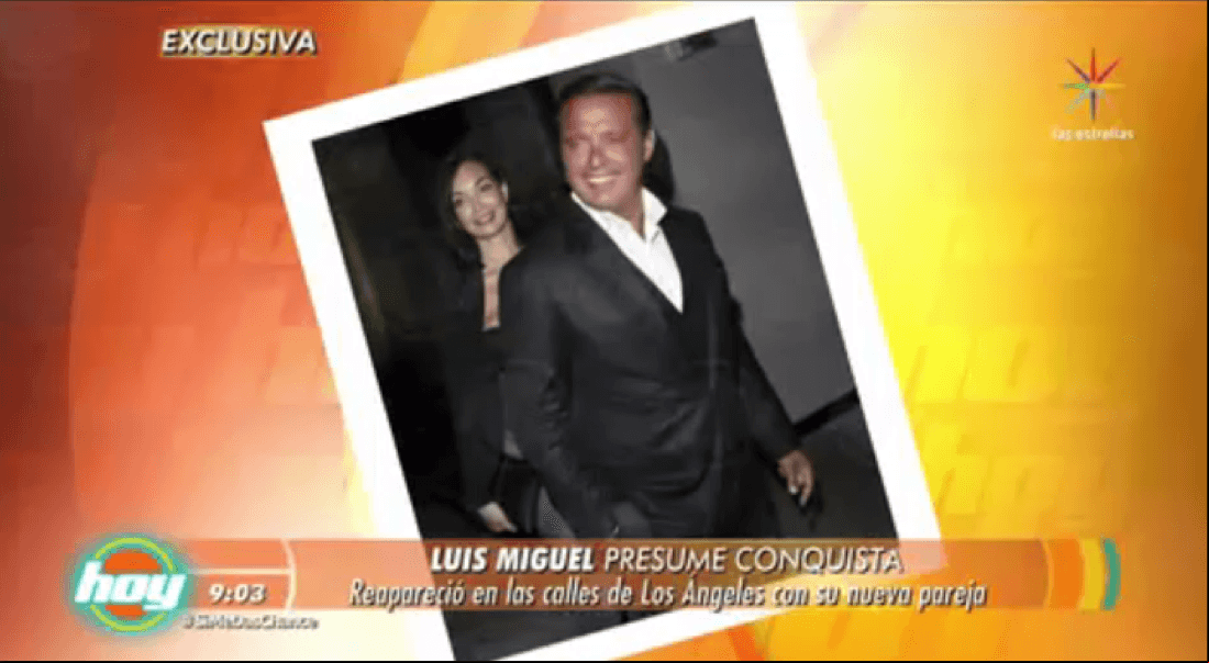 ¡Luis Miguel con nueva conquista!