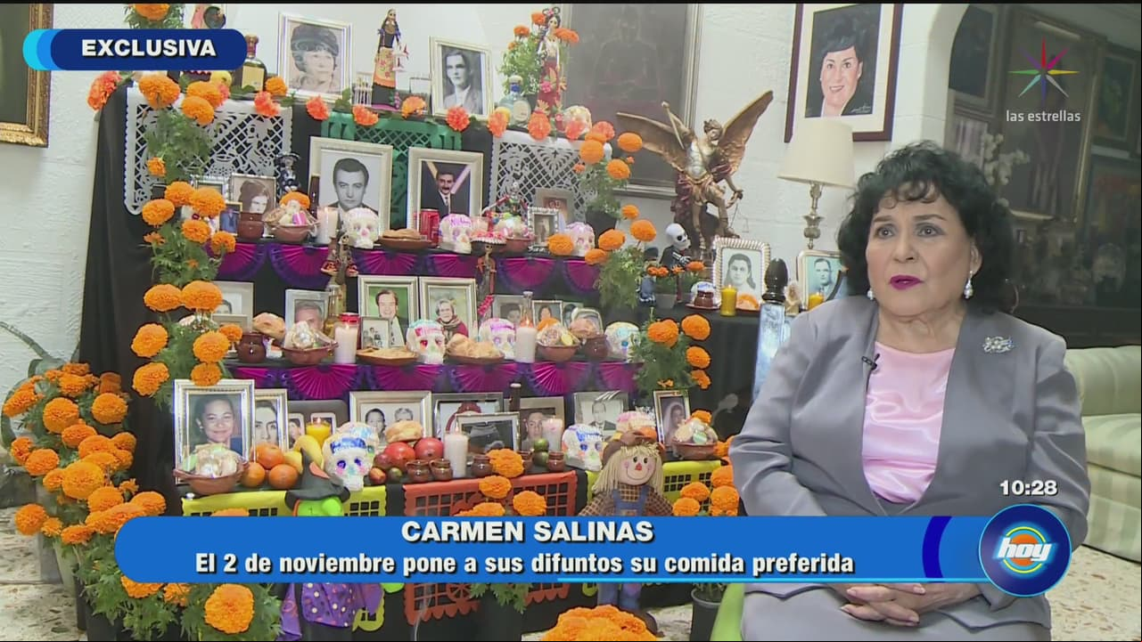 Carmen Salinas nos compartió su altar