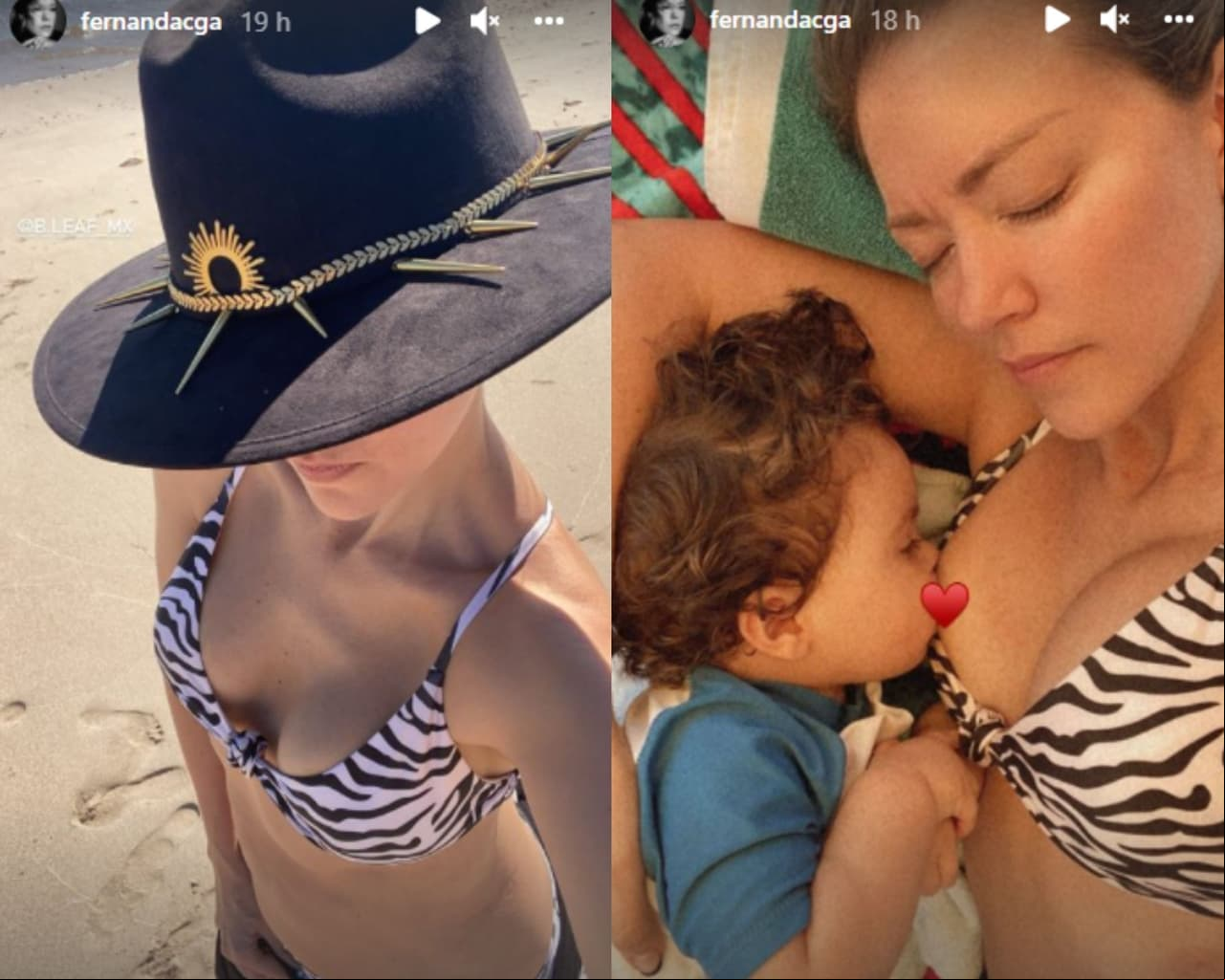 Fernanda Castillo causo revuelo al posar como pocas veces junto a su hijo Liam.