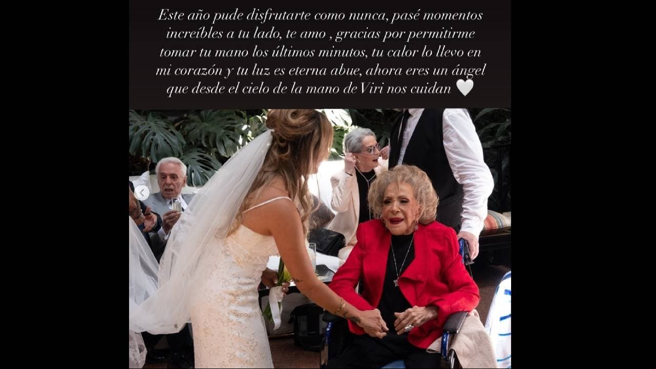 Hija de Luis Enrique Guzmán despide a Silvia Pinal