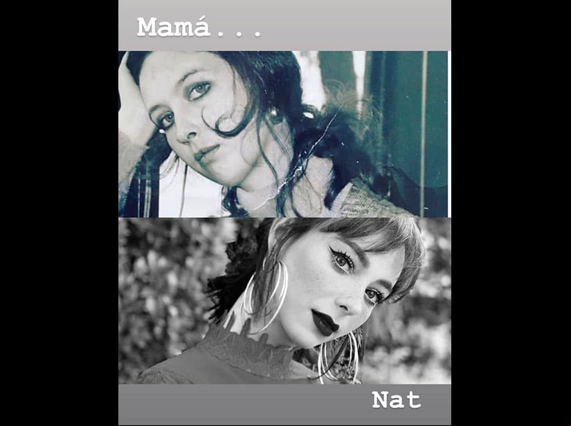 Natalia Téllez mostró lo mucho que se parece a su mamá