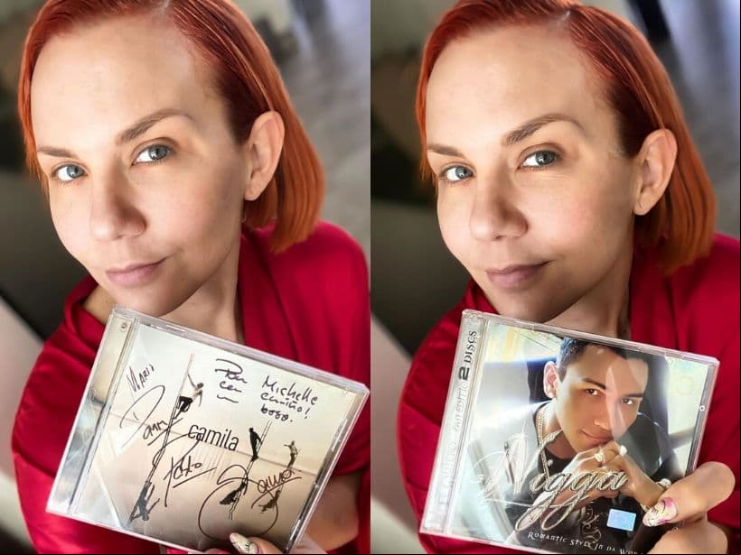 Michelle Vieth se deja ver sin gota de maquillaje.