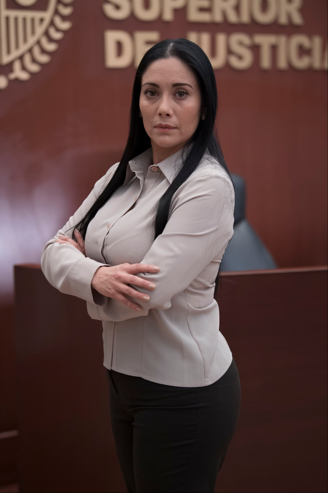 Sugey Ábrego dio vida a una mujer que exigía que el padre de su hijo diera manutención para poder cuidarlo, ya que por su jornada laboral era imposible.