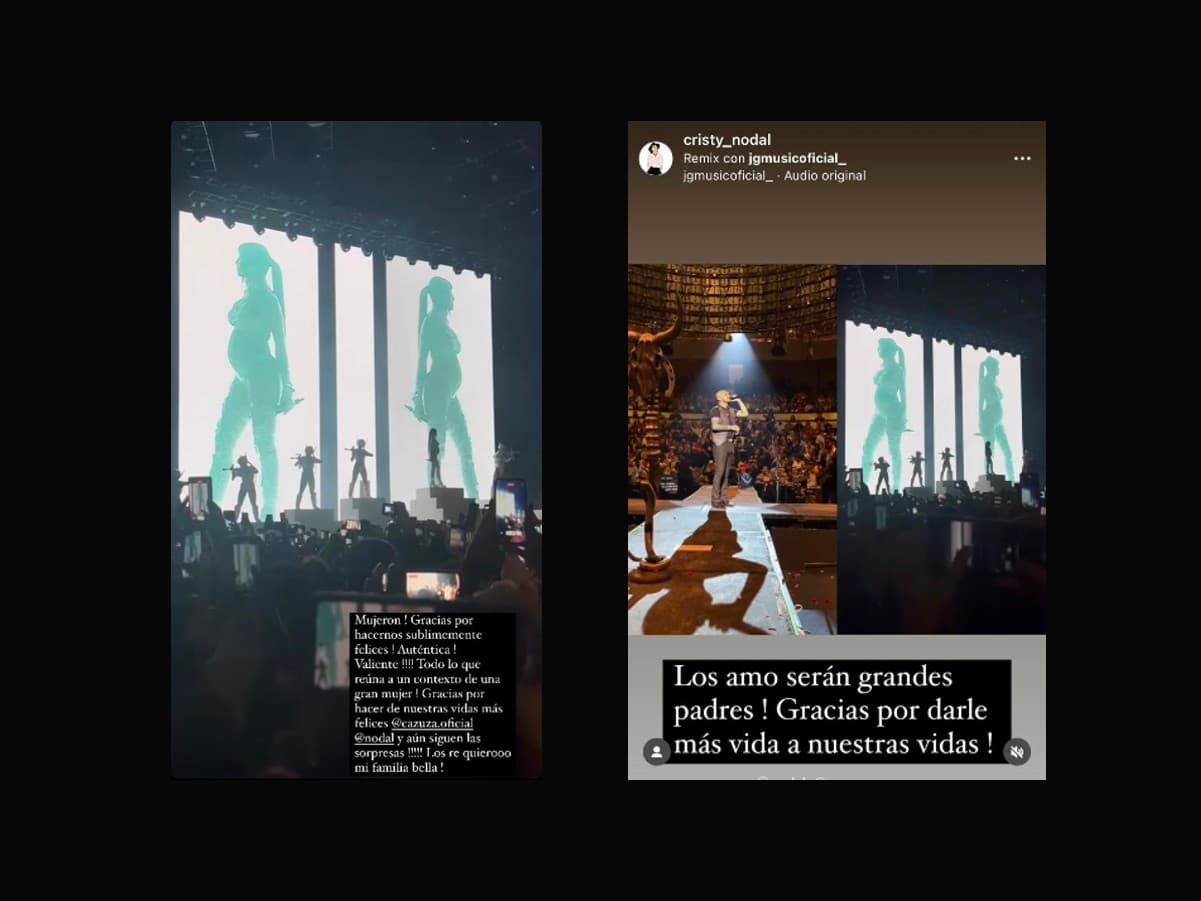 Christian Nodal y Cazzu: así le dieron la noticia a sus fans