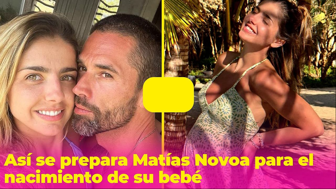 Matías Novoa ya está 'practicando' para cuando nazca su bebé con Michelle Renaud: así lo presumió