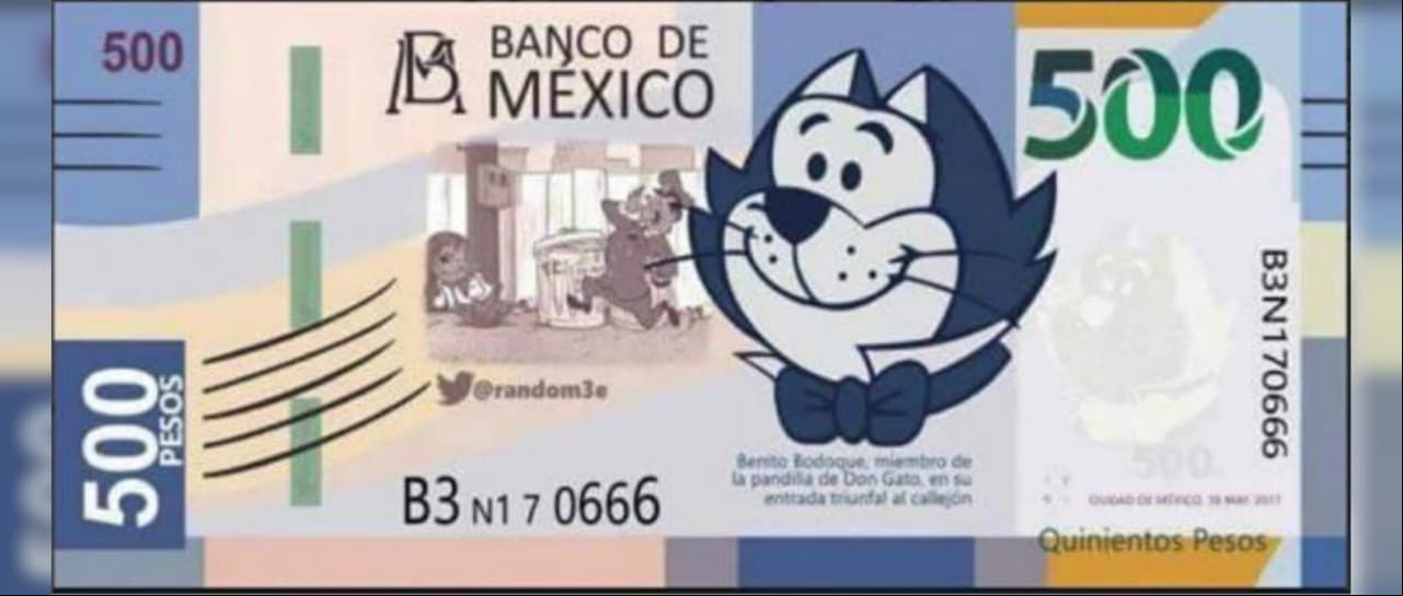 Los memes más divertidos que nos dejó el nuevo billete de 500 pesos