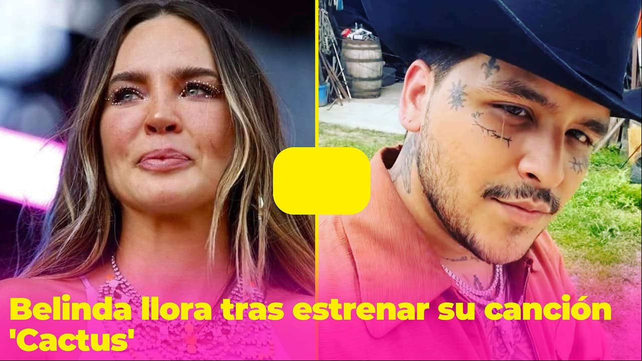 Belinda rompió en llanto después de estrenar su canción ‘Cactus’: "Mi pecho no es bodega"