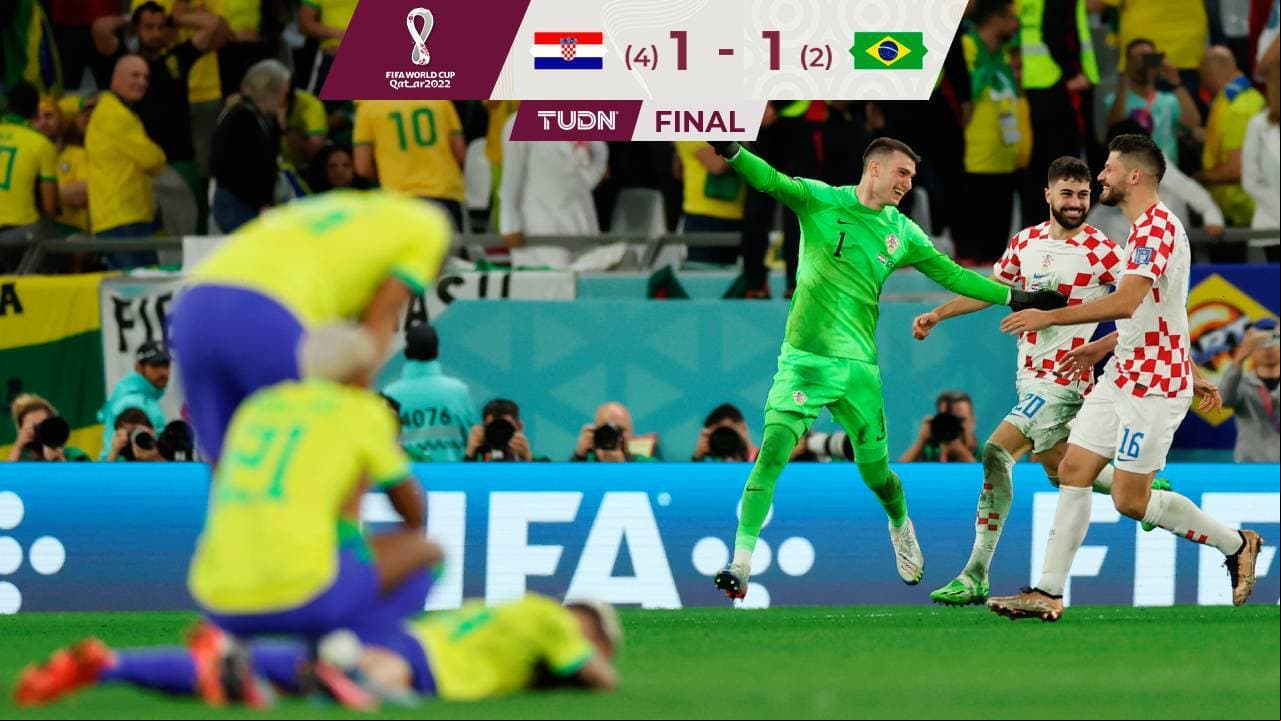 ¡Tragedia! Croacia echó a Brasil en penales