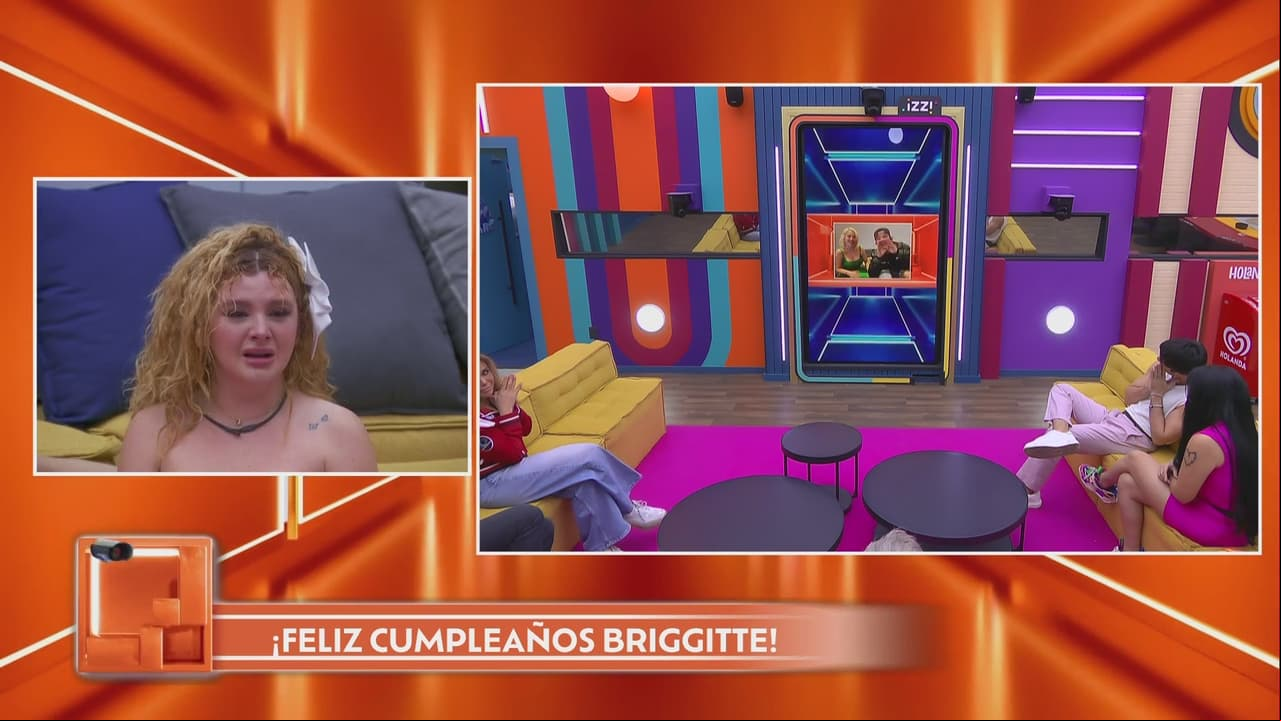 Briggitte Bozzo recibe la visita de su mamá por su cumpleaños