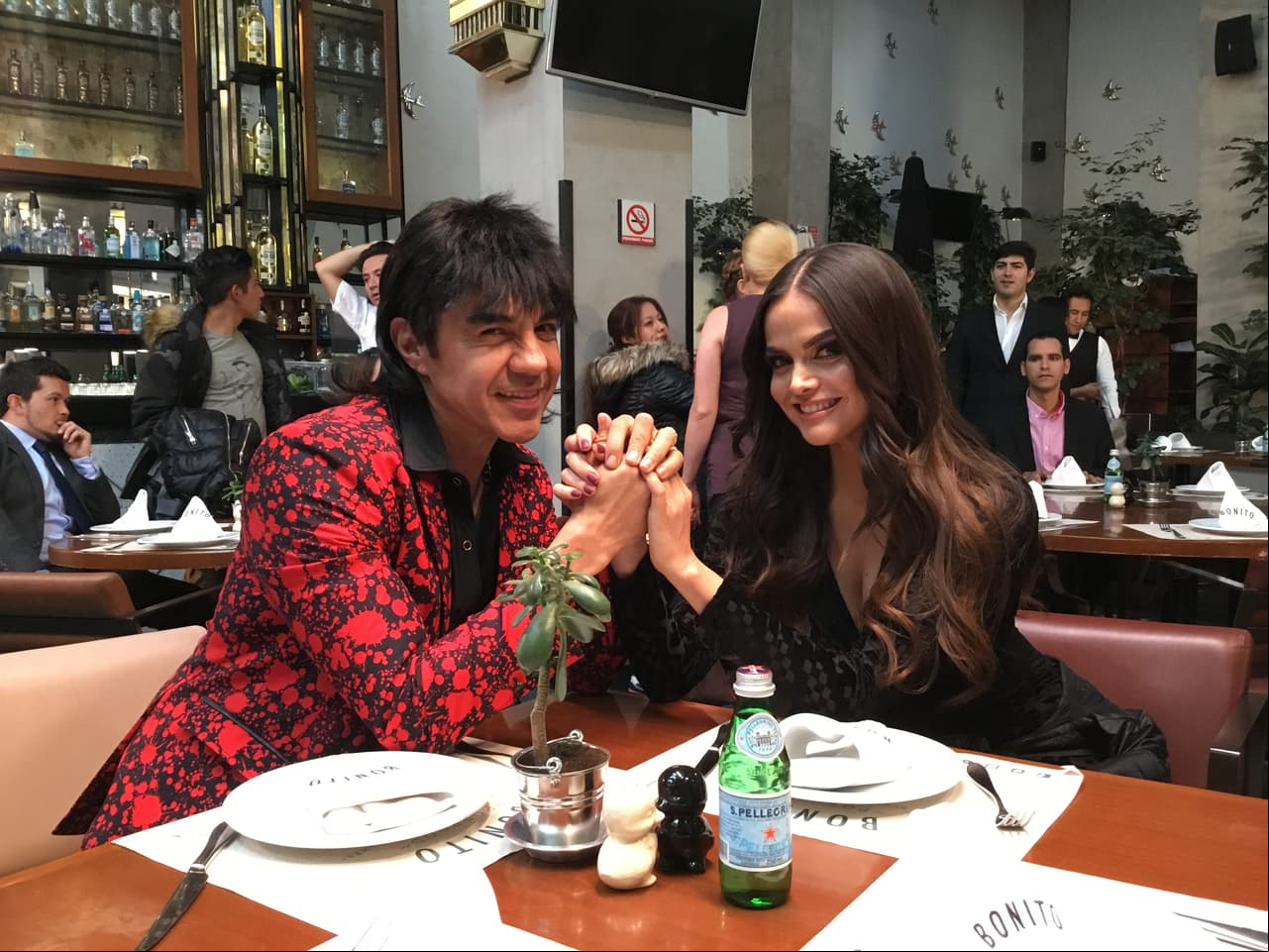 ¿A poco no hacen bonita pareja?