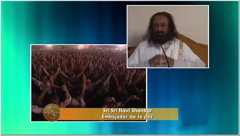 ENTREVISTA: Morris con Sri Sri Ravi Shankar, embajador de la paz