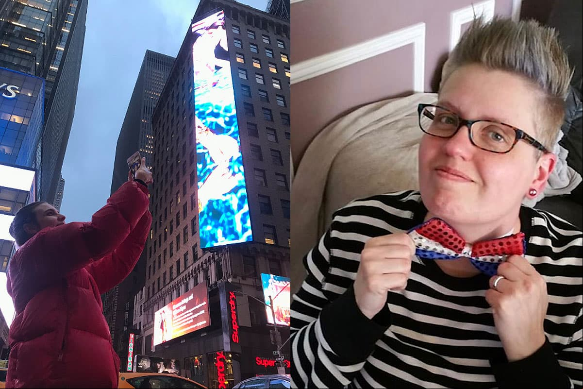 Exclusiva: así logró su hazaña la fan de Juliantina que sorprendió a Macarena Achaga con un espectacular en NY