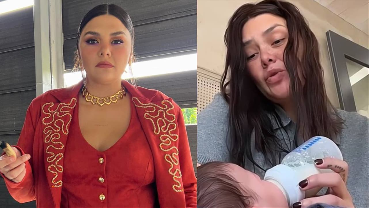 Yuridia deja ver un poco más de la carita de su bebé (y ya sabemos a quién le heredó los ojos)
