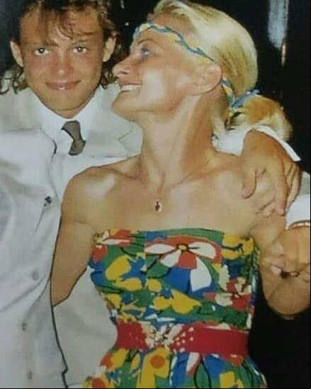Marcela Basteri y Luis Miguel, su hijo