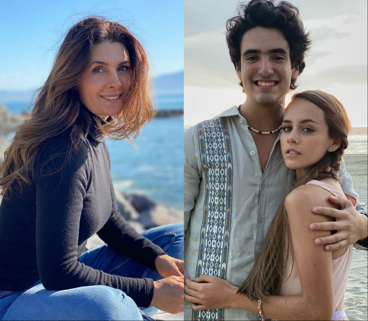 Mayrín Villanueva reacciona a la romántica foto de su hijo Sebastián con su novia Azul Guaita