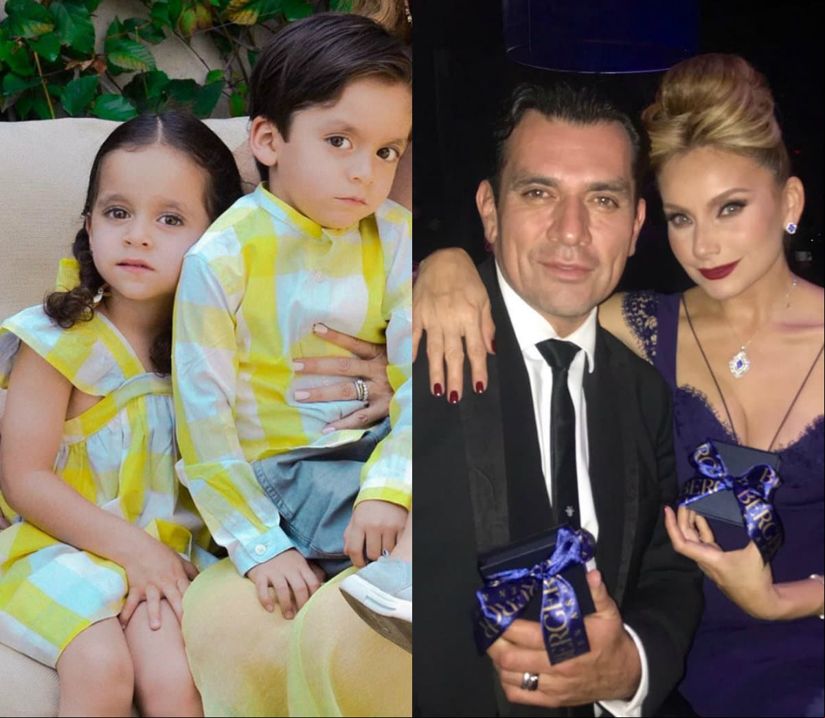 Hijos de Elizabeth Álvarez y Jorge Salinas enternecen al ayudar a sus papás con el árbol de Navidad