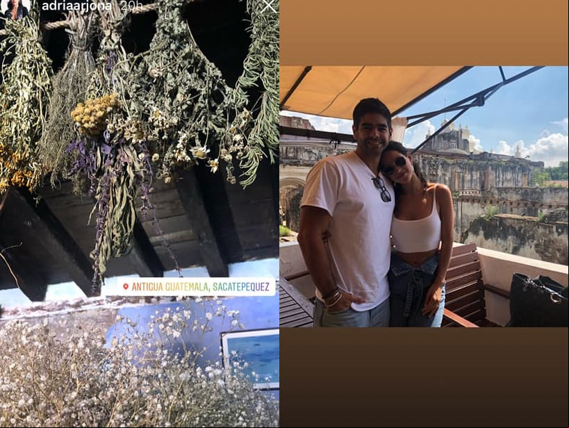 Al terminar el festejo, Aria y su esposo decidieron quedarse unos días en Antigua Guatemala y disfrutar de las atracciones turísticas del lugar, además de compartir otra imagen juntos.