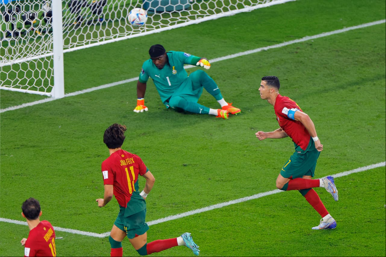 Portugal derrotó a Ghana con Cristiano Ronaldo como protagonista