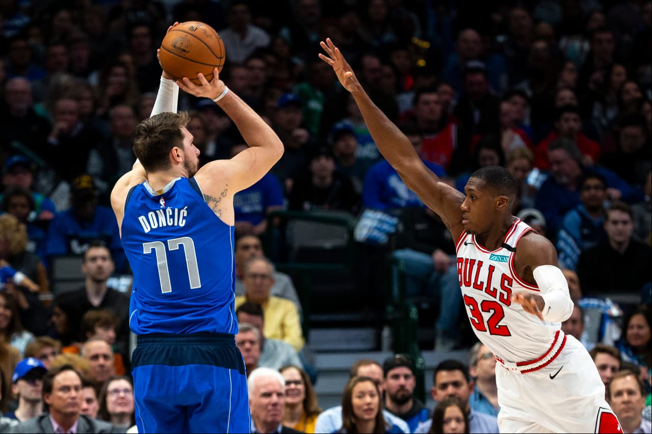 Mavericks 118-110 Bulls. Los Bulls sufren en casa a Luka Doncic, que los volvió locos toda la noche.