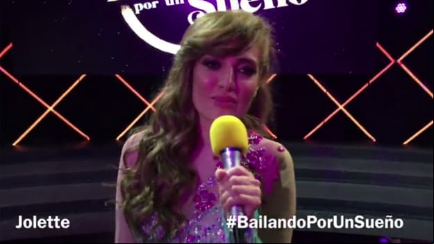 Jolette espera tu apoyo en Bailando por un Sueño