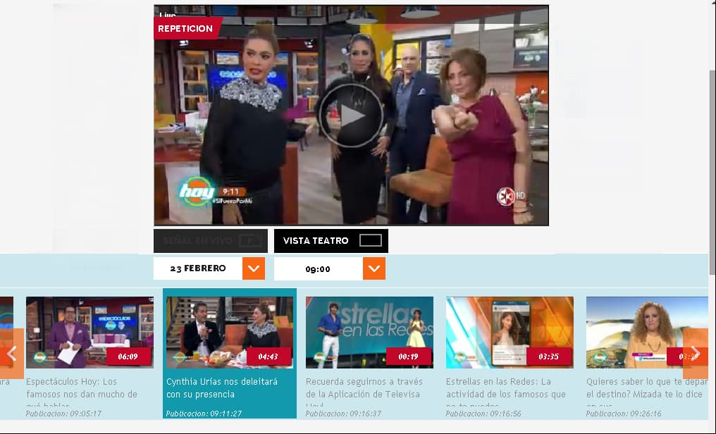 ¡Revive el programa HOY completo y por secciones!