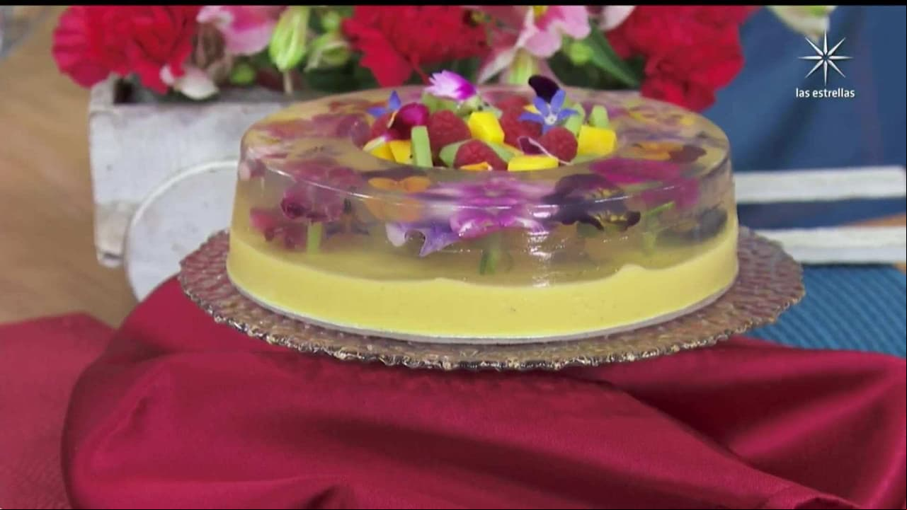 Receta para el 14 de febrero: ‘GELATINA DE FLORES’