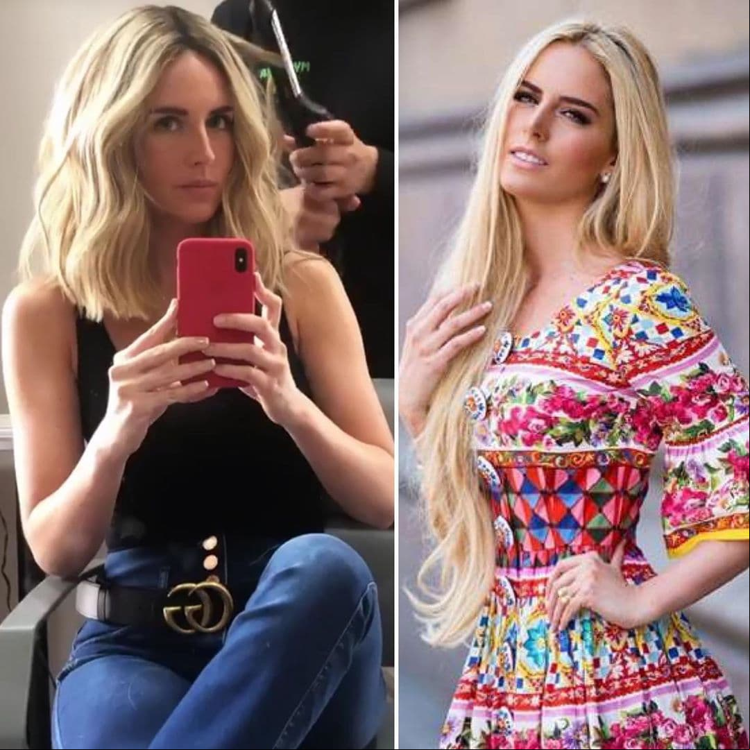 A través de sus historias, la novia del expresidente Enrique Peña Nieto compartió una fotografía en la que aparece sentada mientras que su estilista se encargada de terminar su corte, cuya diapositiva fue retomada por otros medios como ‘Despierta América’.