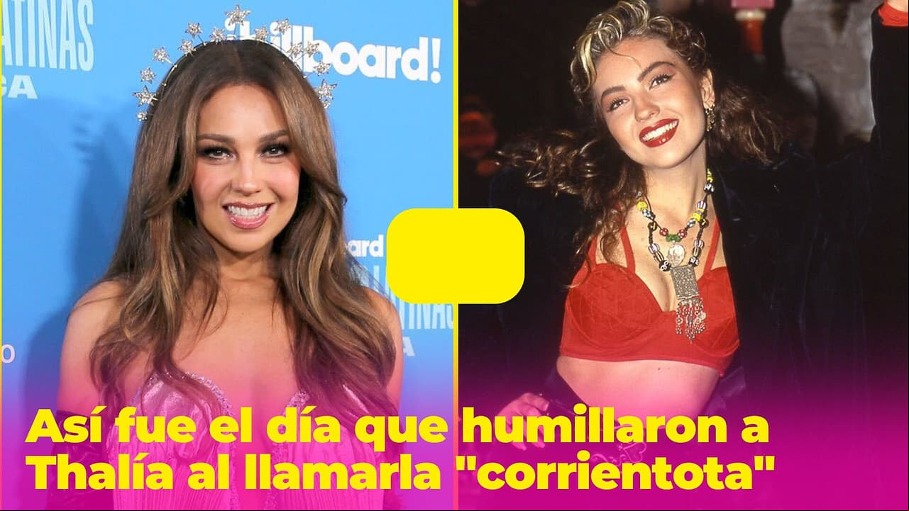 Thalía sufrió humillaciones al inicio de su carrera: así fue el día que la llamaron "corrientota"