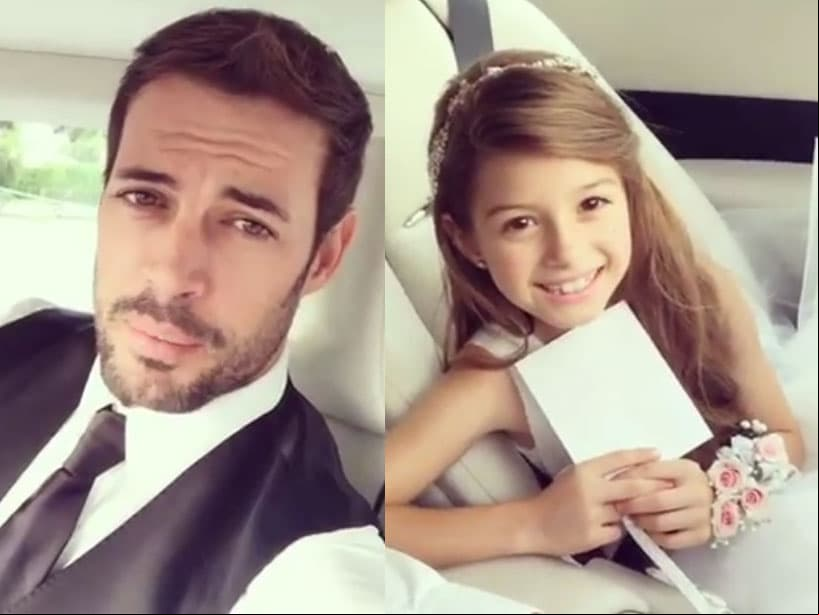 En mayo de 2017, William Levy acompañó a su hija a un baile, por ello se vistieron muy elegantes para ese evento especial.
