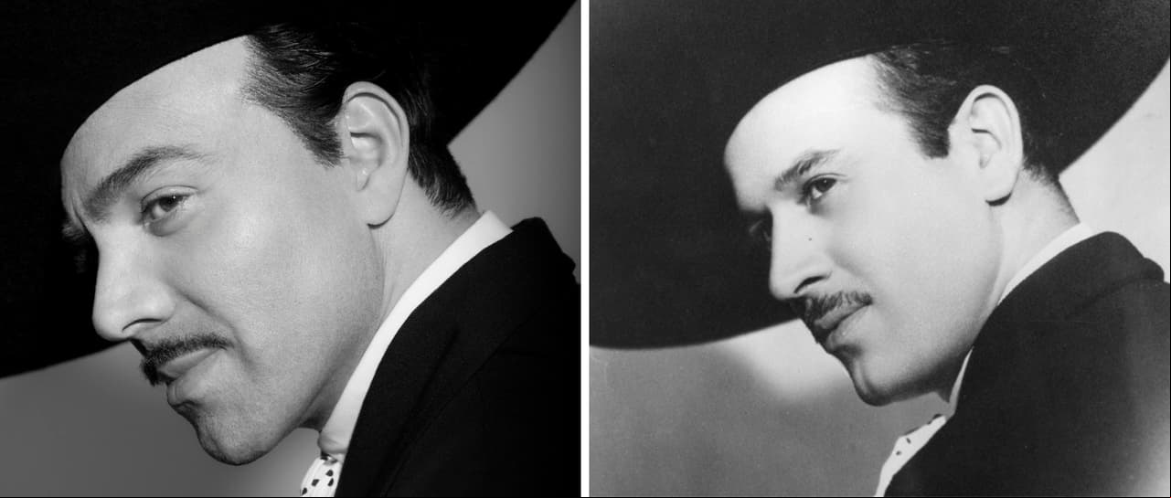 Revelan la primera imagen de Omar Chaparro como Pedro Infante