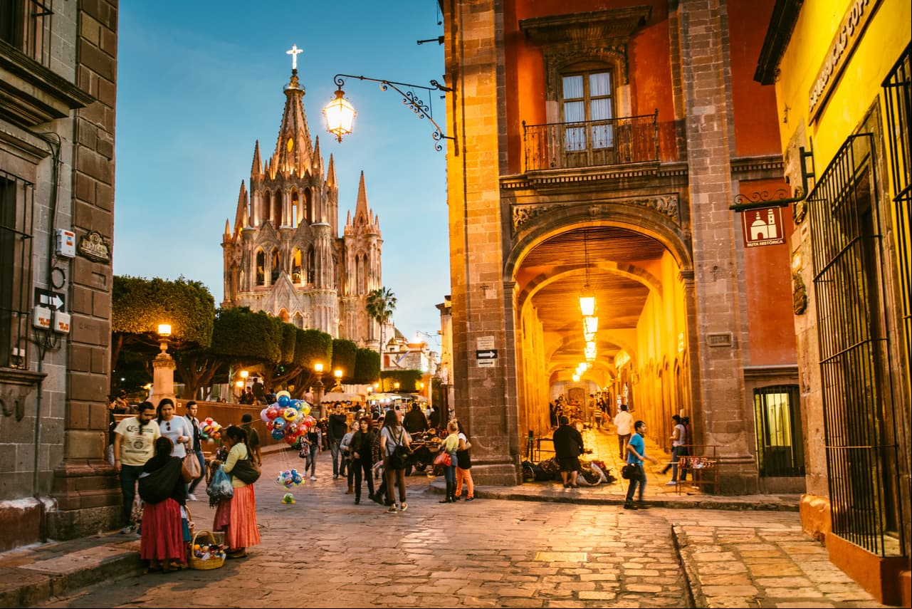 San Miguel de Allende fue nombrada Patrimonio de la Humanidad en 2008.
