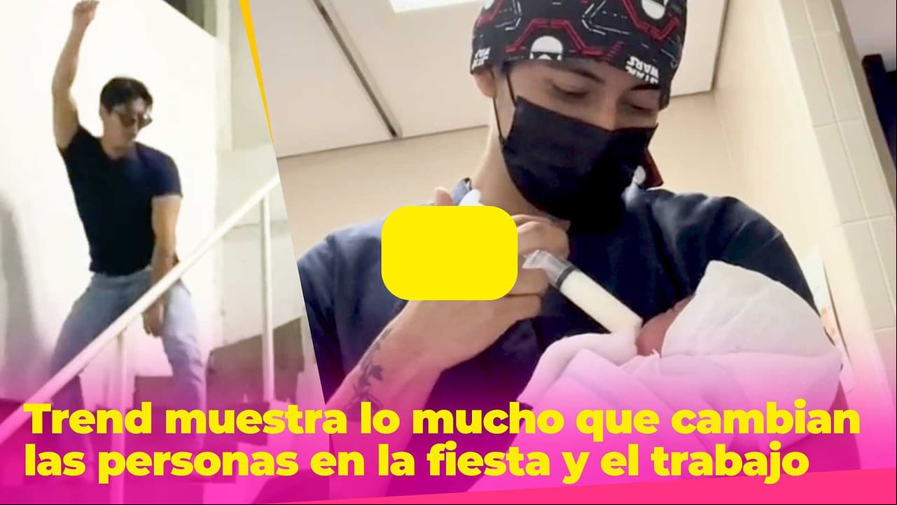 ¿Dos personas viven en ti? Este trend muestra lo mucho que cambian las personas en la fiesta y en el trabajo