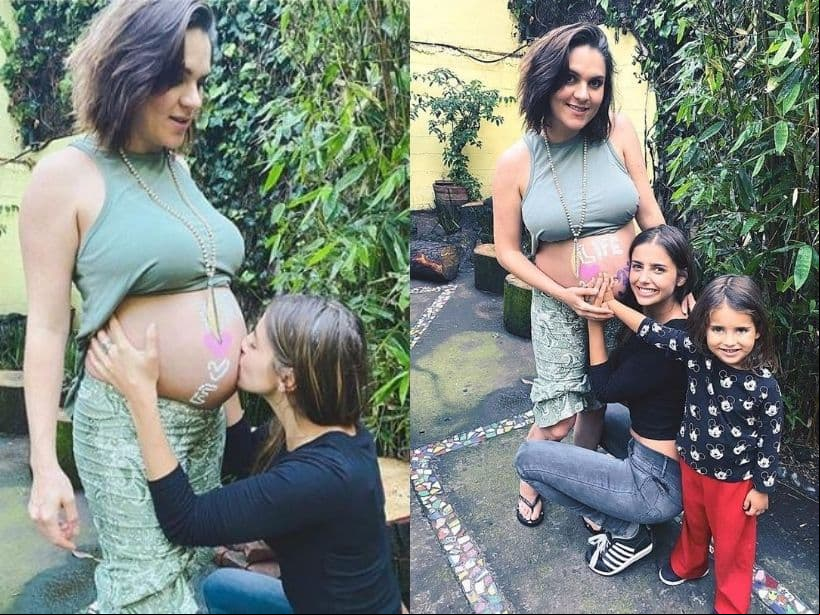 Michelle Renaud sorprendió a Zoraida Gómez y protagonizaron tiernas fotografías