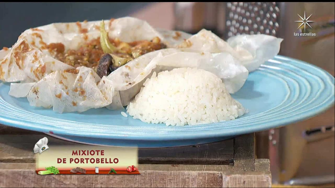 Receta vegetariana: Mixiote de portobello