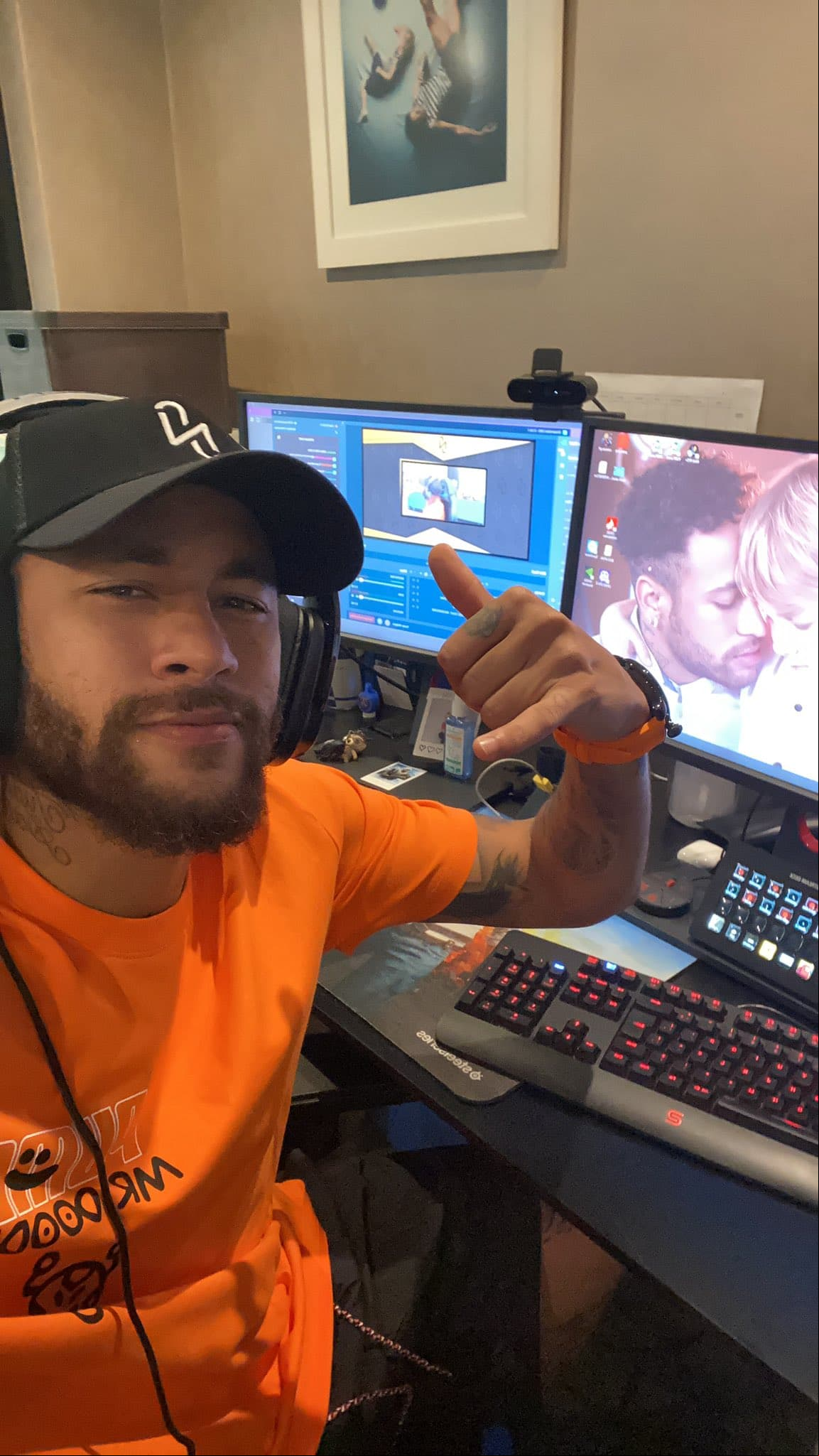 Neymar es gamer, tiene su canal en Twich y le gusta jugar Counterstrike.