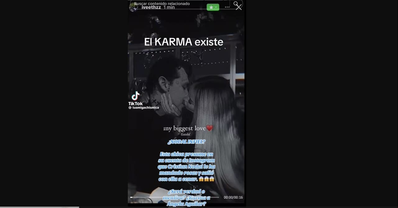 Publican foto de Nodal besando a otra mujer, que no es Ángela Aguilar