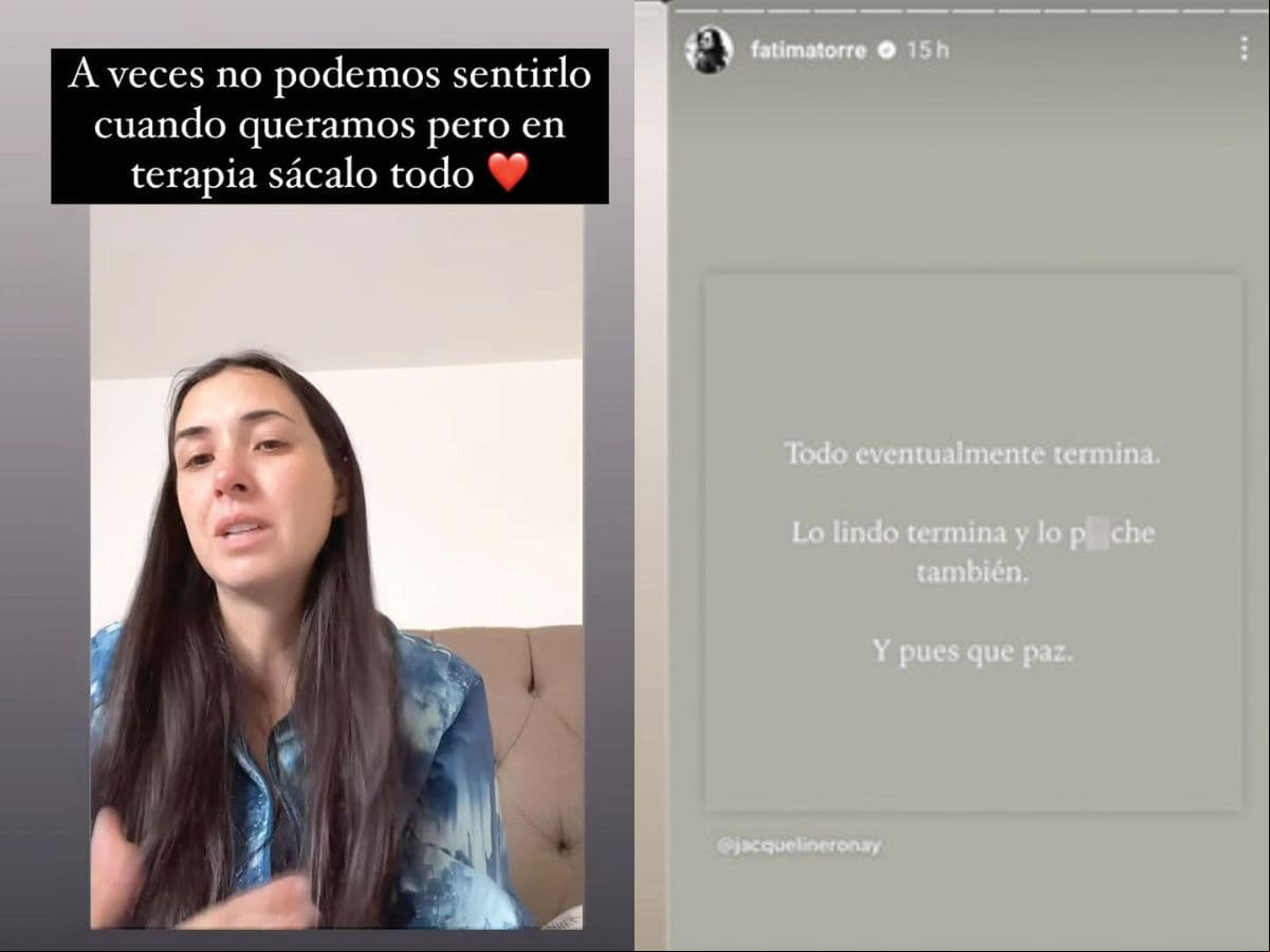 La actriz se encuentra tomando terapia.