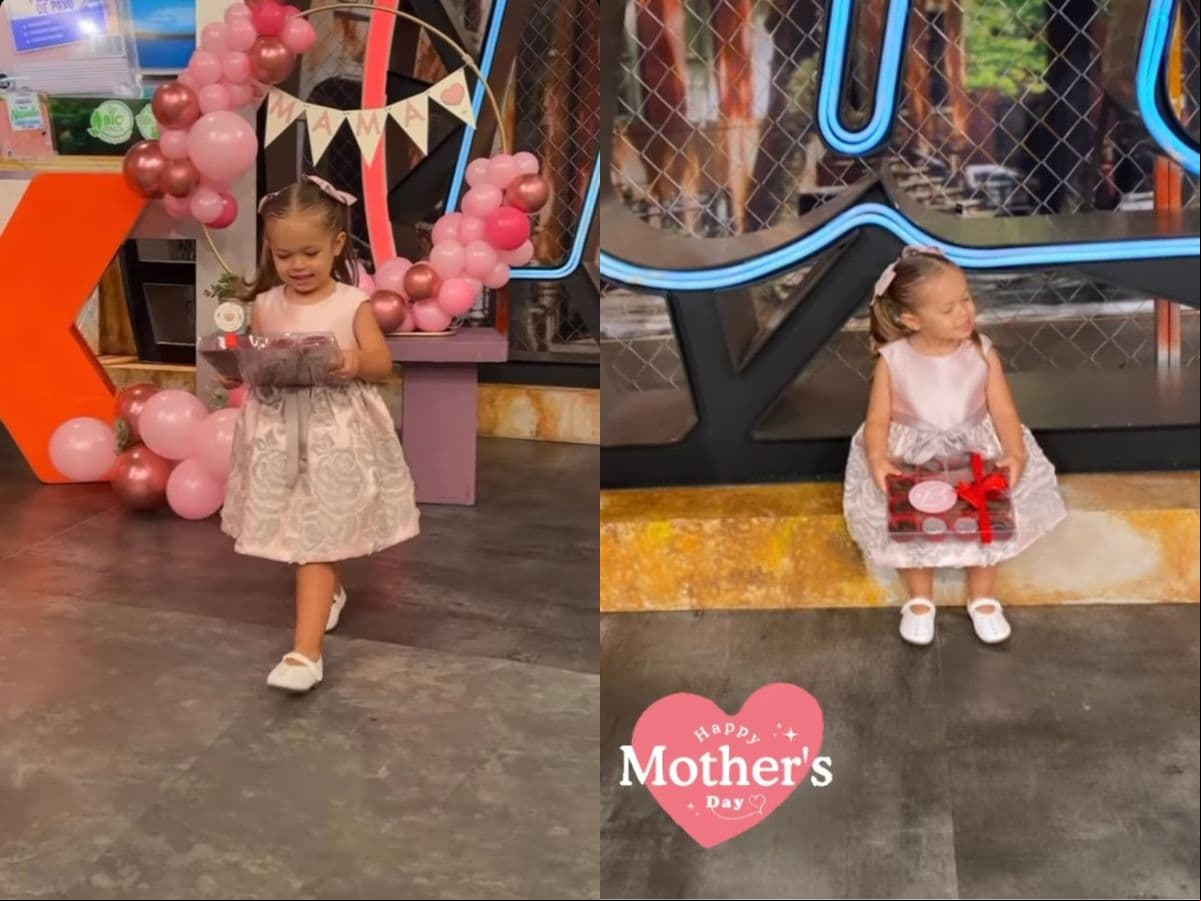 Martina desata ternura en su debut en televisión