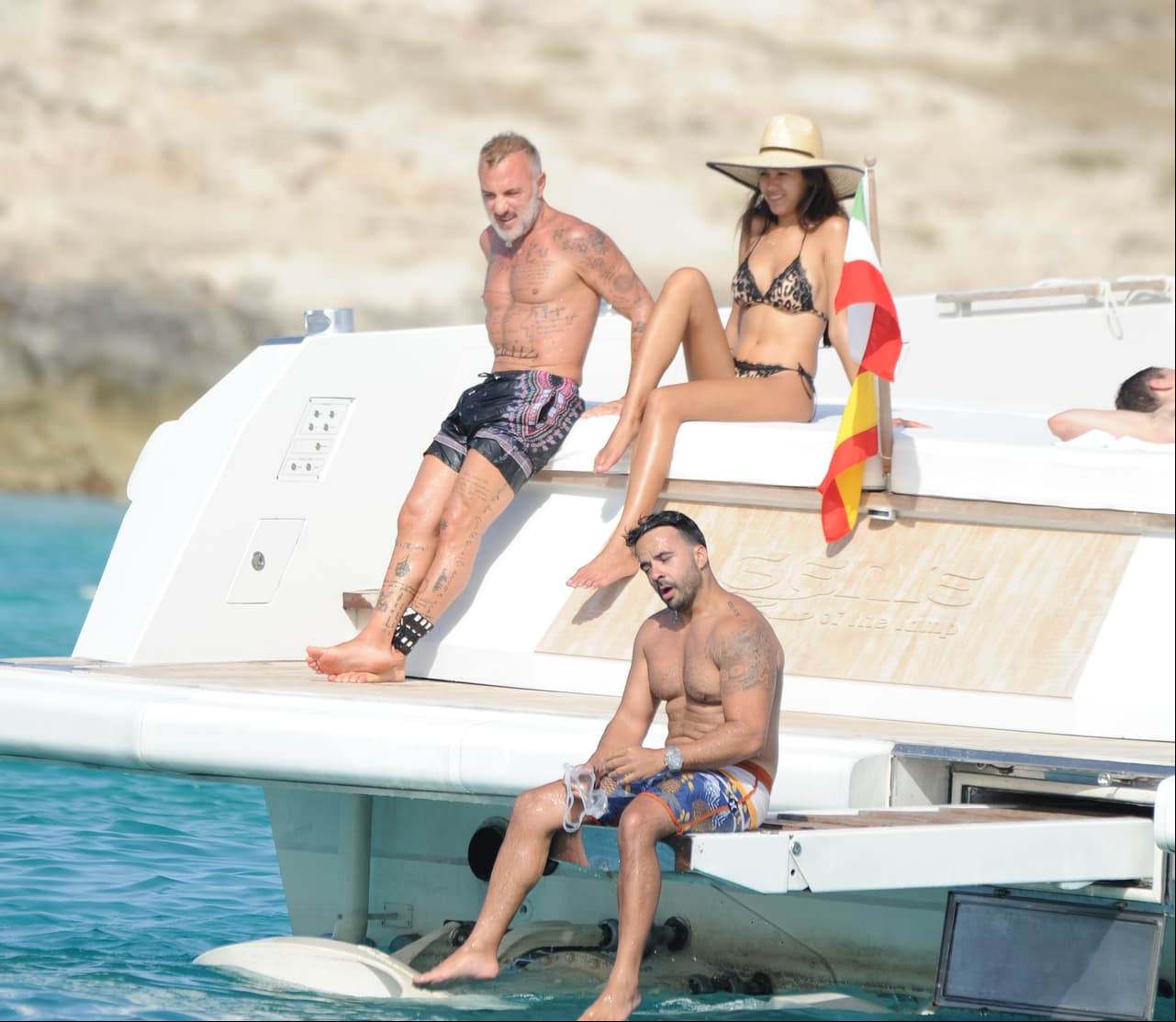 No es la primera vez que se les ve juntos a Luis Fonsi y a Gianluca Vacchi.