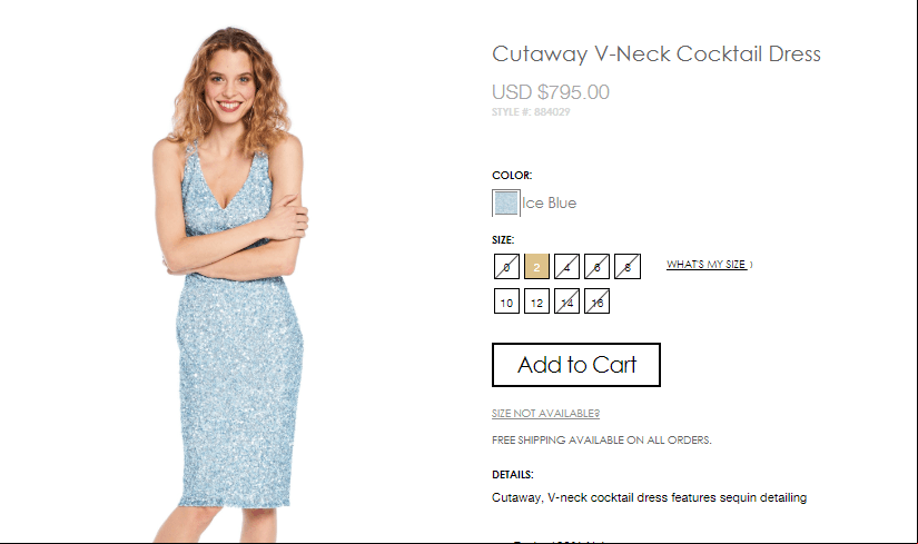 Alesandra, por su parte, desfiló con un vestido de cóctel con cuello en V y con detalles de lentejuelas con un costo de 795 dólares, aproximadamente 15 mil 118 pesos, apunta la página oficial de la firma THEIACouture.