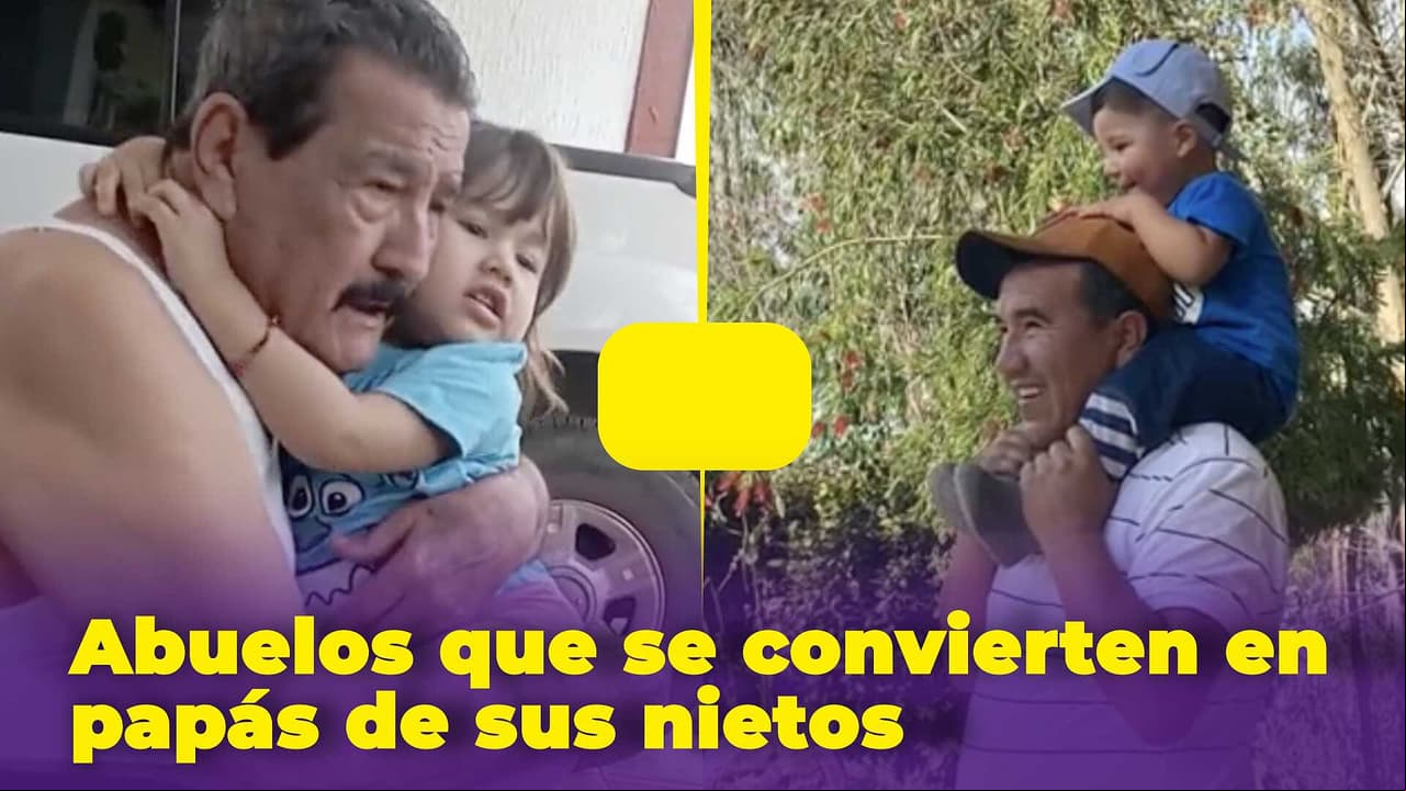 Abuelos que toman el lugar de los papás y demuestran que padre no es el que engendra
