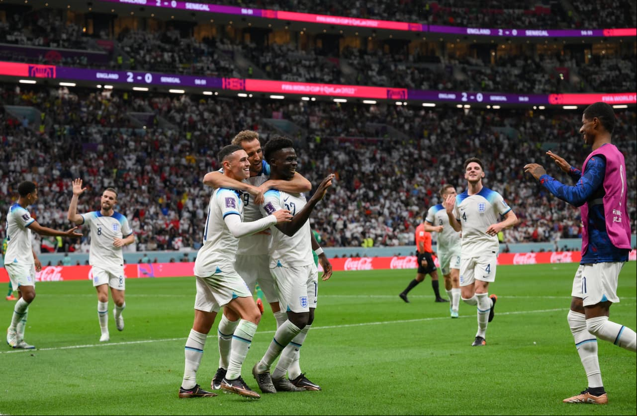 Inglaterra se impuso con claridad a Senegal y avanza a Cuartos de Final en el Mundial de Qatar 2022.