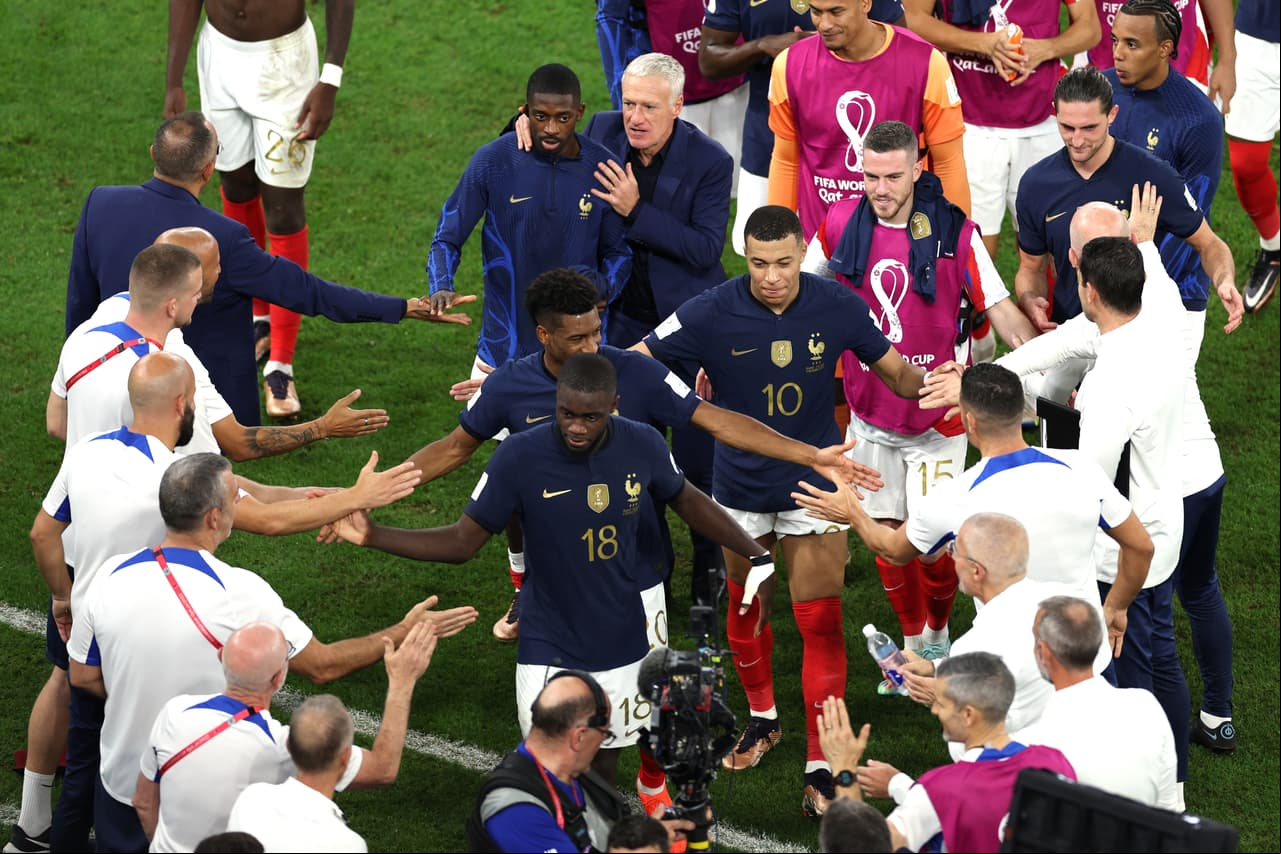 Así se retiró de la cancha el vigente campeón del Mundo.