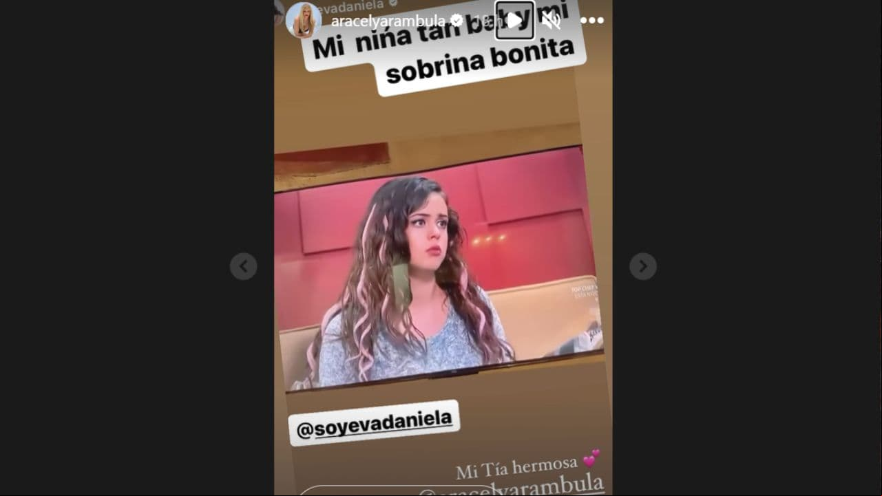¿Aracely Arámbula y Eva Daniela son familia?